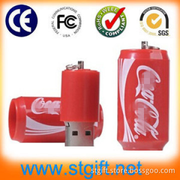 Hot New Cartoon USB Flash Memory and Bottle PVC USB Disk